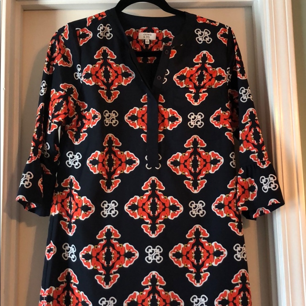 “Crown and Ivy” Navy Dress